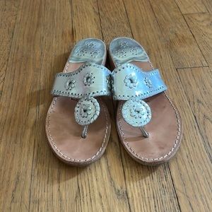 Silver Jack Rogers, size 7